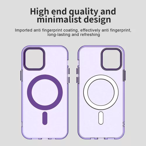 Techsuit - CandyCase MagSafe tok - iPhone 12 / iPhone 12 Pro - Lila