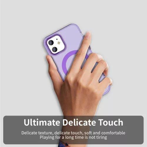 Techsuit - CandyCase MagSafe tok - iPhone 12 / iPhone 12 Pro - Lila