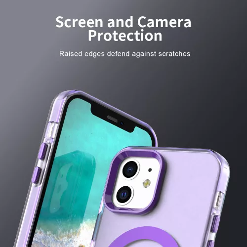 Techsuit - CandyCase MagSafe tok - iPhone 12 / iPhone 12 Pro - Lila