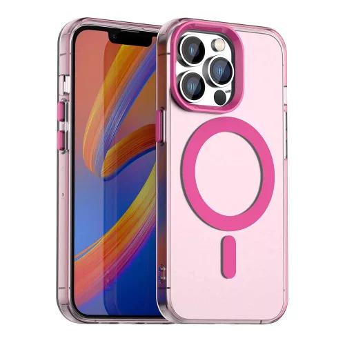 Techsuit - CandyCase MagSafe tok - iPhone 12 Pro Max - Rózsaszín