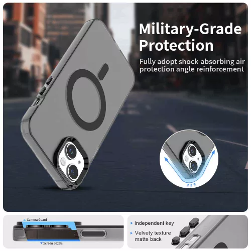 Techsuit - CandyCase MagSafe - iPhone 13 - Black