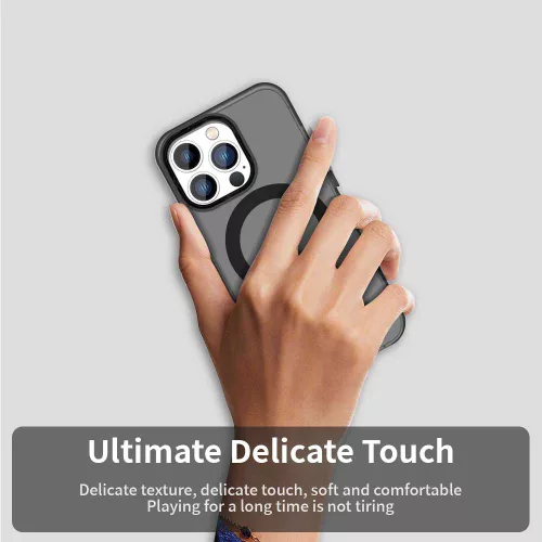 Techsuit - CandyCase MagSafe tok - iPhone 13 Pro - Fekete