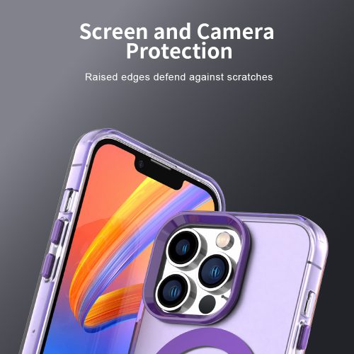 Techsuit - CandyCase MagSafe tok - iPhone 13 Pro - Lila