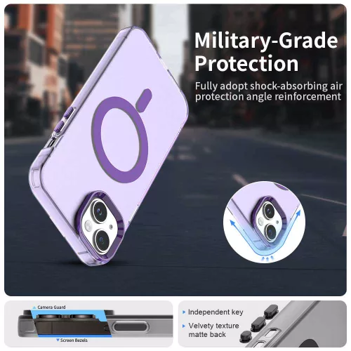 Techsuit - CandyCase MagSafe - iPhone 14 - Purple