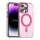 Techsuit - CandyCase MagSafe tok - iPhone 14 Pro - Rózsaszín