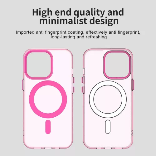 Techsuit - CandyCase MagSafe tok - iPhone 14 Pro Max - Rózsaszín