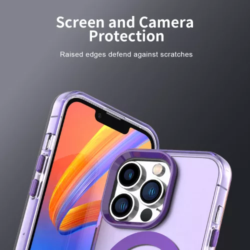 Techsuit - CandyCase MagSafe tok - iPhone 14 Pro Max - Lila