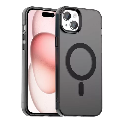 Techsuit - CandyCase MagSafe tok - iPhone 15 - Fekete
