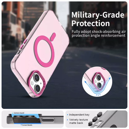 Techsuit - CandyCase MagSafe - iPhone 15 - Pink