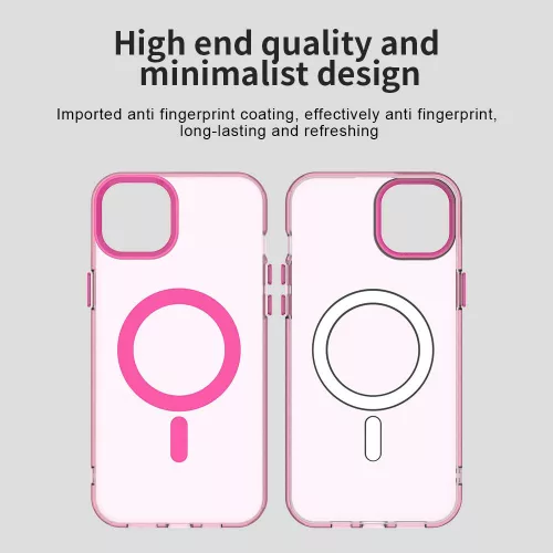 Techsuit - CandyCase MagSafe tok - iPhone 15 - Rózsaszín