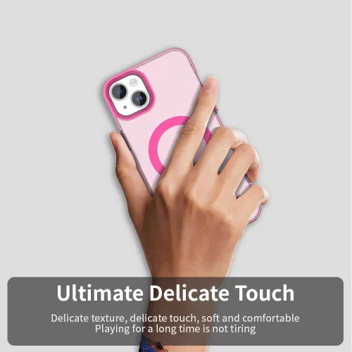 Techsuit - CandyCase MagSafe tok - iPhone 15 - Rózsaszín