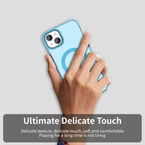 Techsuit - CandyCase MagSafe tok - iPhone 15 - Kék