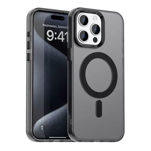 Techsuit - CandyCase MagSafe tok - iPhone 15 Pro - Fekete