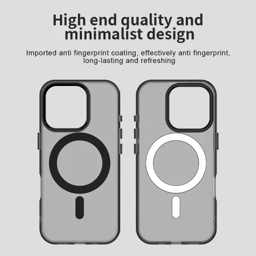 Techsuit - CandyCase MagSafe tok - iPhone 15 Pro - Fekete