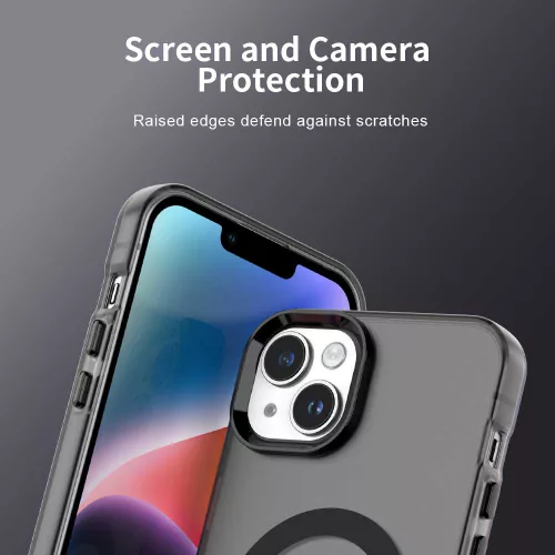 Techsuit - CandyCase MagSafe tok - iPhone 15 Plus - Fekete