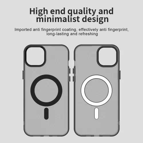 Techsuit - CandyCase MagSafe tok - iPhone 15 Plus - Fekete