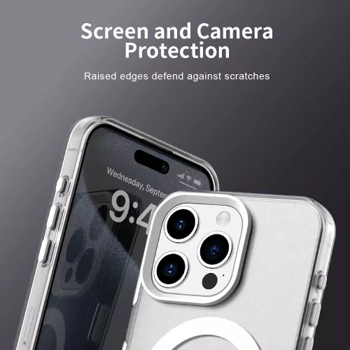 Techsuit - CandyCase MagSafe tok - iPhone 15 Pro Max - Fehér
