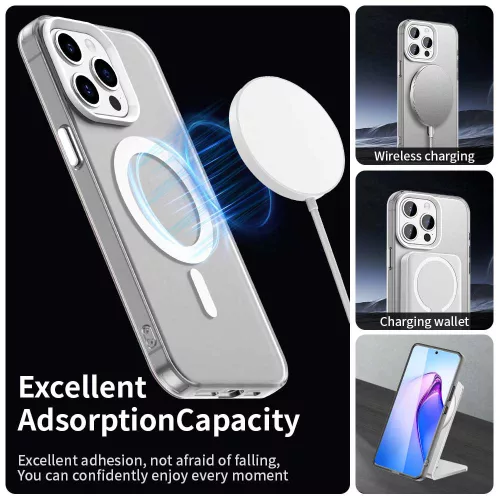 Techsuit - CandyCase MagSafe tok - iPhone 15 Pro Max - Fehér