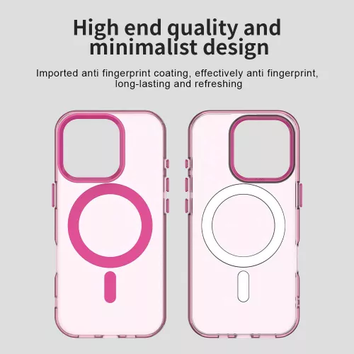 Techsuit - CandyCase MagSafe tok - iPhone 15 Pro Max - Rózsaszín