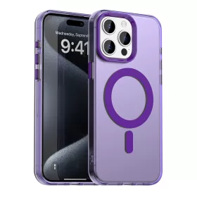 Techsuit - CandyCase MagSafe tok - iPhone 15 Pro Max - Lila