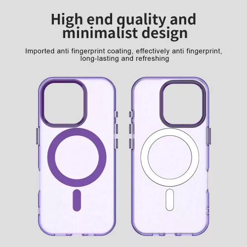 Techsuit - CandyCase MagSafe tok - iPhone 15 Pro Max - Lila
