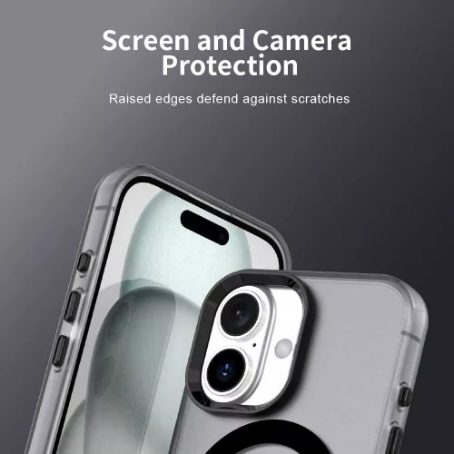Techsuit - CandyCase MagSafe tok - iPhone 16 - Fekete
