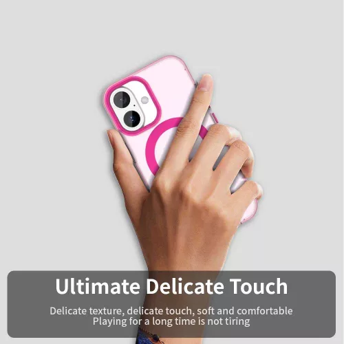 Techsuit - CandyCase MagSafe tok - iPhone 16 - Rózsaszín