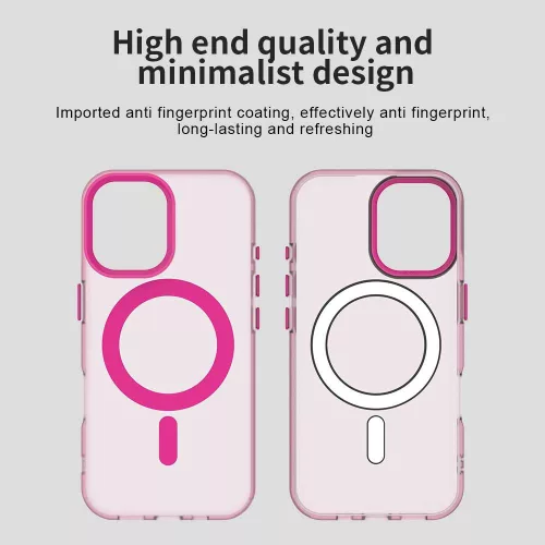 Techsuit - CandyCase MagSafe tok - iPhone 16 - Rózsaszín
