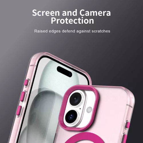 Techsuit - CandyCase MagSafe tok - iPhone 16 - Rózsaszín