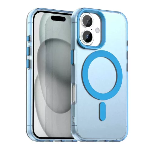 Techsuit - CandyCase MagSafe tok - iPhone 16 - Kék