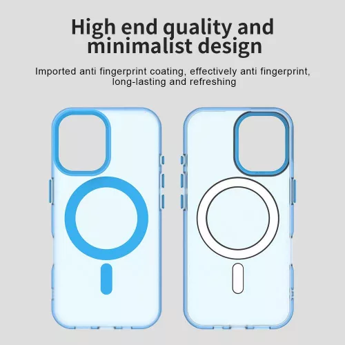 Techsuit - CandyCase MagSafe tok - iPhone 16 - Kék