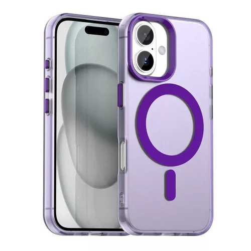 Techsuit - CandyCase MagSafe tok - iPhone 16 - Lila