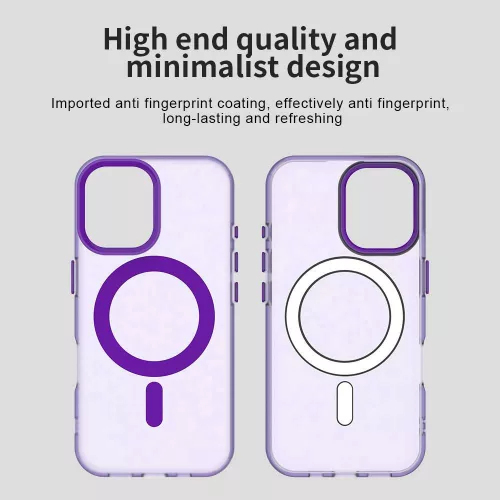 Techsuit - CandyCase MagSafe tok - iPhone 16 - Lila