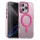 Techsuit - CandyCase MagSafe tok - iPhone 16 Pro - Rózsaszín