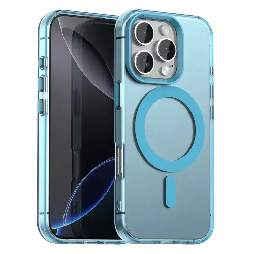Techsuit - CandyCase MagSafe tok - iPhone 16 Pro - Kék