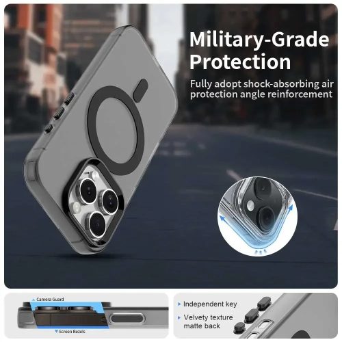 Techsuit - CandyCase MagSafe tok - iPhone 16 Pro - Lila