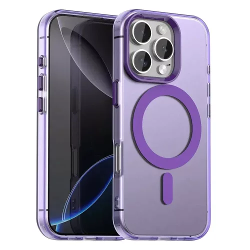 Techsuit - CandyCase MagSafe tok - iPhone 16 Pro Max - Lila