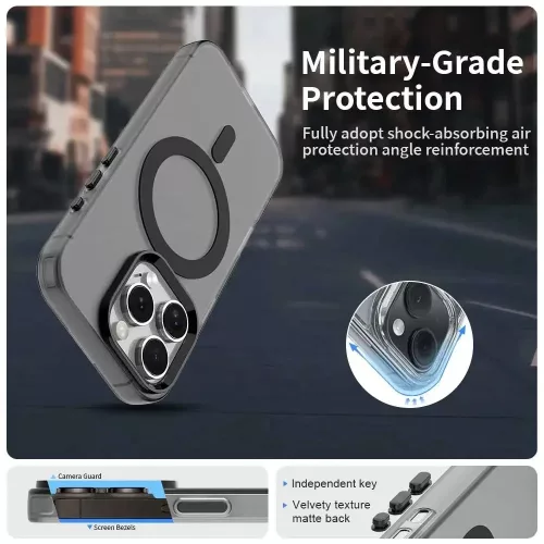 Techsuit - CandyCase MagSafe tok - iPhone 16 Pro Max - Lila