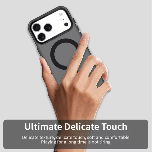 Techsuit - CandyCase MagSafe tok - iPhone 17 Pro - Fekete