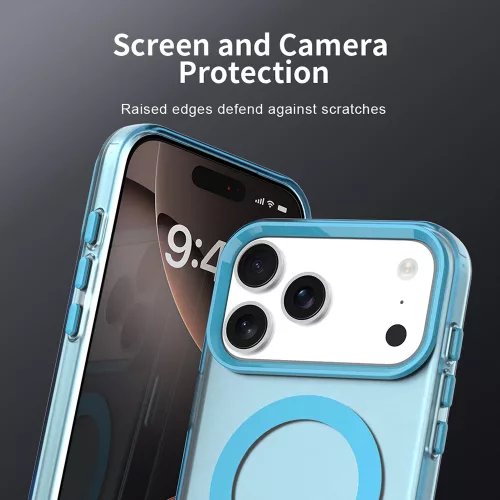 Techsuit - CandyCase MagSafe tok - iPhone 17 Pro - Kék