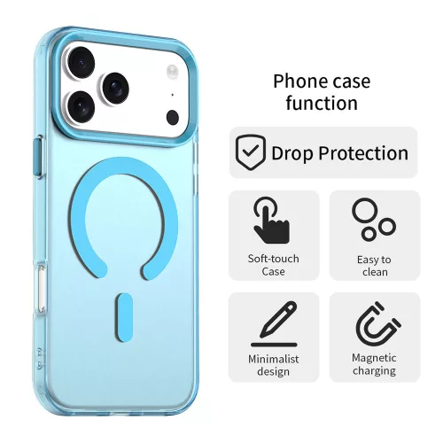 Techsuit - CandyCase MagSafe tok - iPhone 17 Pro - Kék