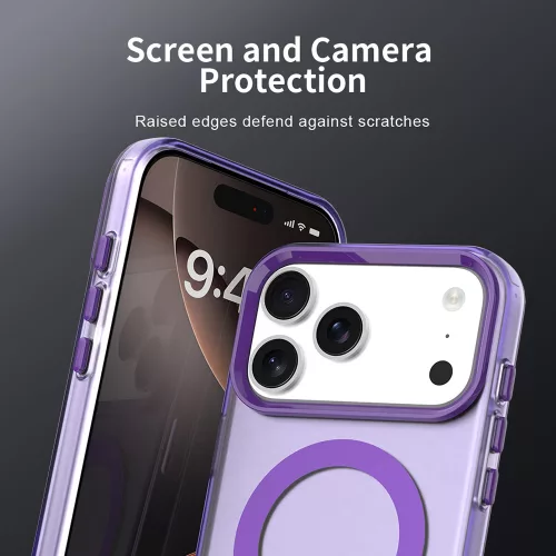 Techsuit - CandyCase MagSafe tok - iPhone 17 Pro - Lila