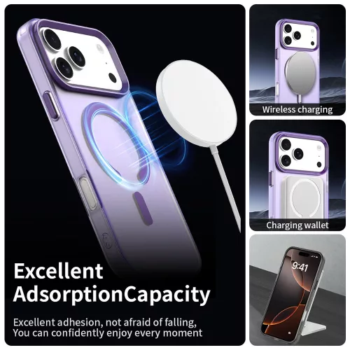 Techsuit - CandyCase MagSafe tok - iPhone 17 Pro Max - Lila