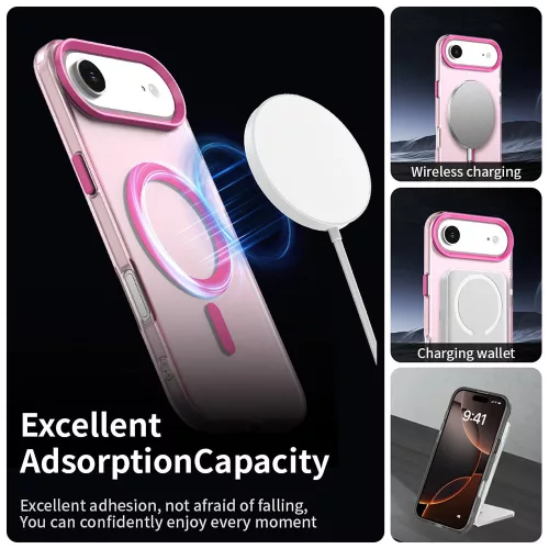 Techsuit - CandyCase MagSafe tok - iPhone 17 Air - Rózsaszín