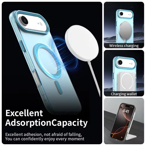 Techsuit - CandyCase MagSafe tok - iPhone 17 Air - Kék