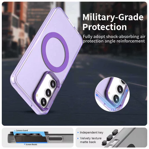Techsuit - CandyCase MagSafe tok - Samsung Galaxy S23 - Lila