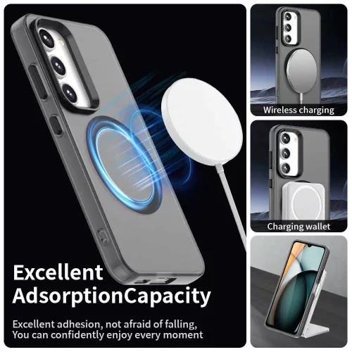 Techsuit - CandyCase MagSafe tok - Samsung Galaxy S23 Plus - Fekete