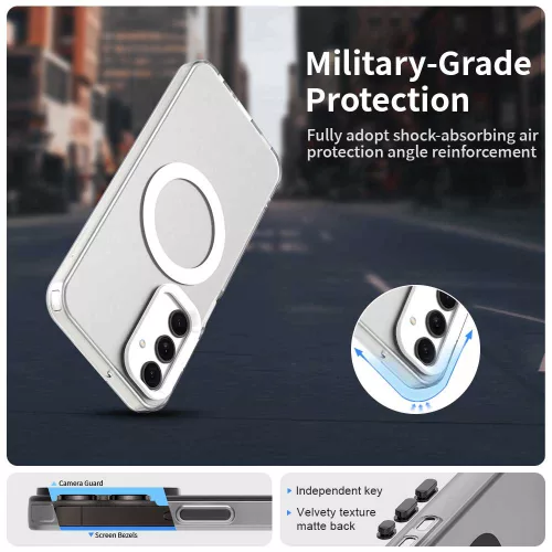 Techsuit - CandyCase MagSafe tok - Samsung Galaxy A25 5G - Fehér