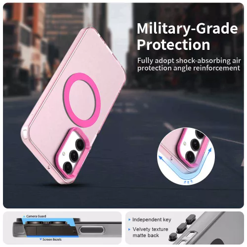 Techsuit - CandyCase MagSafe tok - Samsung Galaxy A25 5G - Rózsaszín
