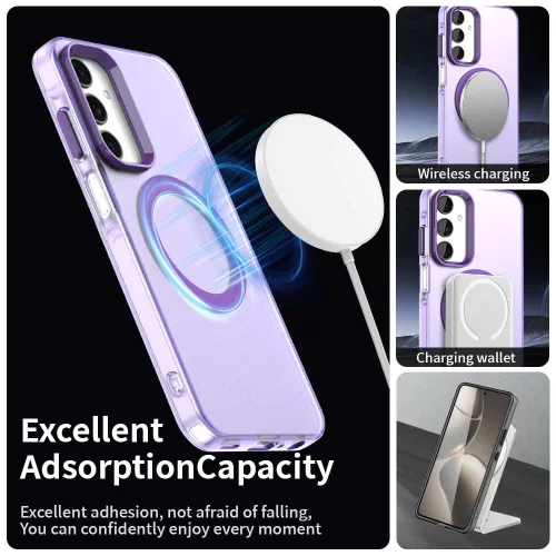Techsuit - CandyCase MagSafe tok - Samsung Galaxy A25 5G - Lila